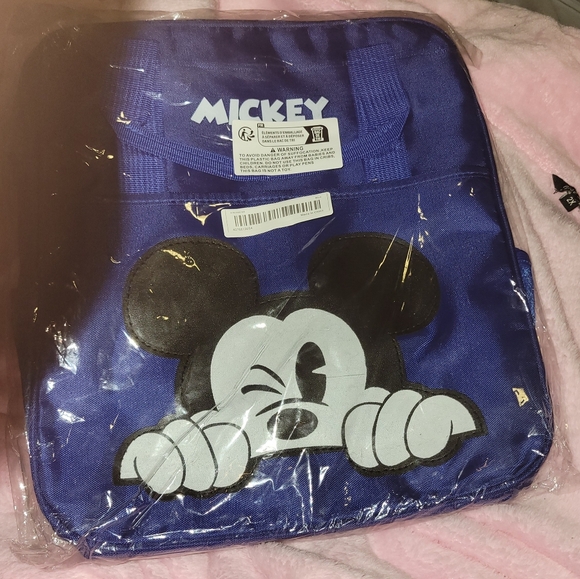 Disney Mickey Collection Oxford Textile Backpack New in Package - Picture 5 of 6